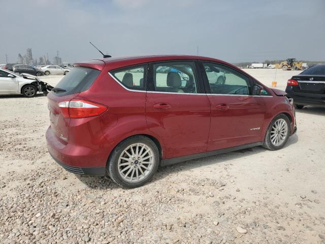 1FADP5BU1DL527842 - 2013 FORD C-MAX SEL MAROON photo 3