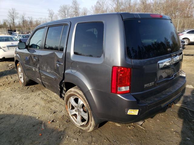 5FNYF4H57CB012029 - 2012 HONDA PILOT EXL GRAY photo 2