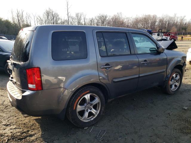 5FNYF4H57CB012029 - 2012 HONDA PILOT EXL GRAY photo 3