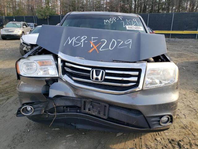 5FNYF4H57CB012029 - 2012 HONDA PILOT EXL GRAY photo 5