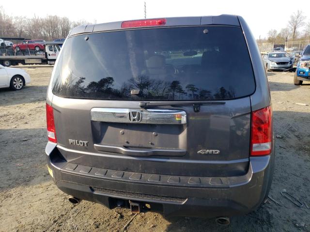 5FNYF4H57CB012029 - 2012 HONDA PILOT EXL GRAY photo 6