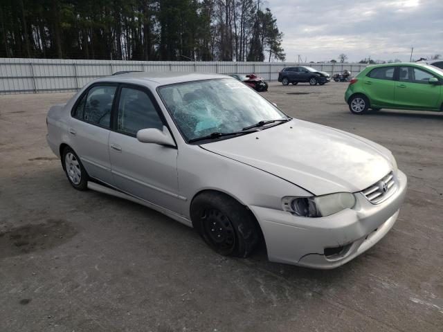 2T1BR12E31C464842 - 2001 TOYOTA COROLLA CE SILVER photo 4