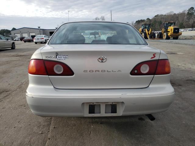 2T1BR12E31C464842 - 2001 TOYOTA COROLLA CE SILVER photo 6