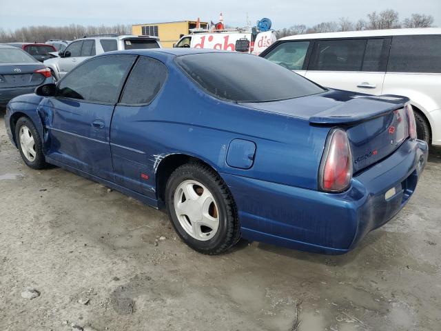 2G1WX12K049291372 - 2004 CHEVROLET MONTE CARL SS BLUE photo 2