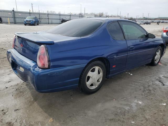 2G1WX12K049291372 - 2004 CHEVROLET MONTE CARL SS BLUE photo 3