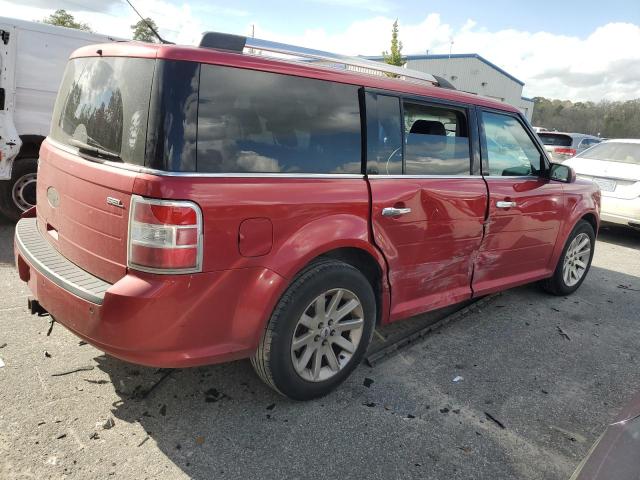 2FMGK5CC0BBD30648 - 2011 FORD FLEX SEL RED photo 3