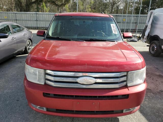 2FMGK5CC0BBD30648 - 2011 FORD FLEX SEL RED photo 5