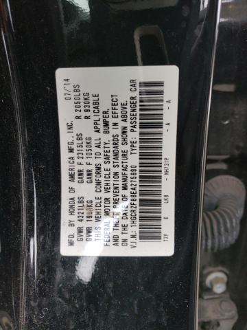 1HGCR2F88EA275890 - 2014 HONDA ACCORD EXL BLACK photo 12