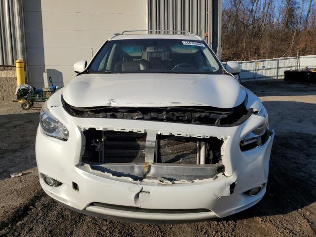 5N1AL0MN7EC529612 - 2014 INFINITI QX60 WHITE photo 5