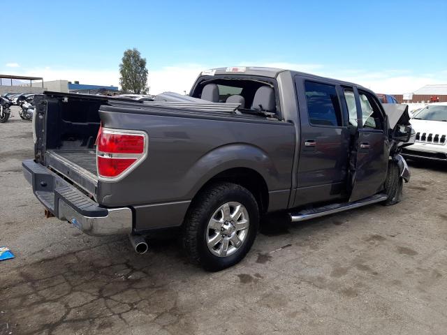 1FTFW1CF4CKE23347 - 2012 FORD F150 SUPERCREW GRAY photo 3