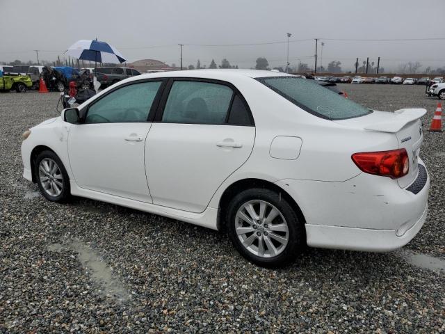 2T1BU4EE0AC491816 - 2010 TOYOTA COROLLA BASE WHITE photo 2