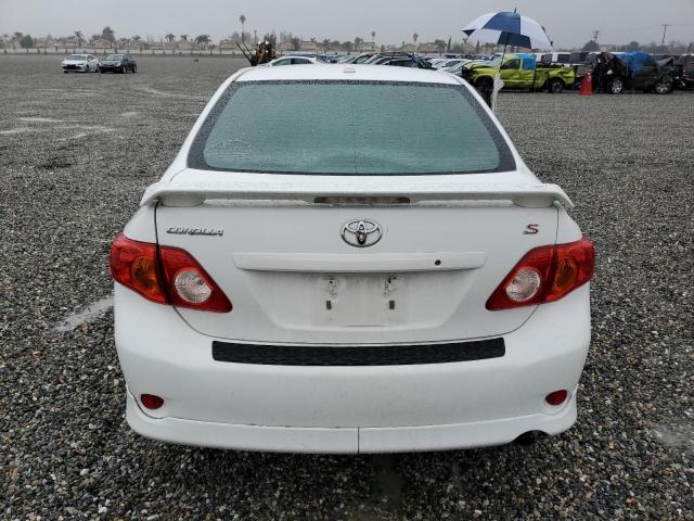 2T1BU4EE0AC491816 - 2010 TOYOTA COROLLA BASE WHITE photo 6