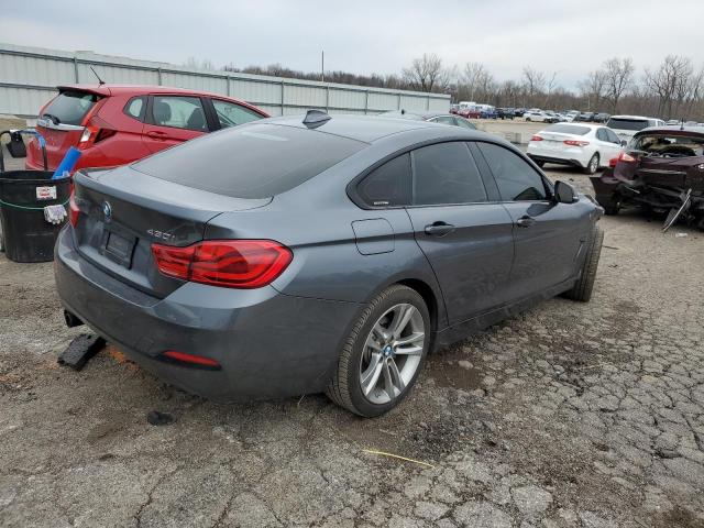 WBA4J3C58JBL04378 - 2018 BMW 430XI GRAN COUPE GRAY photo 3
