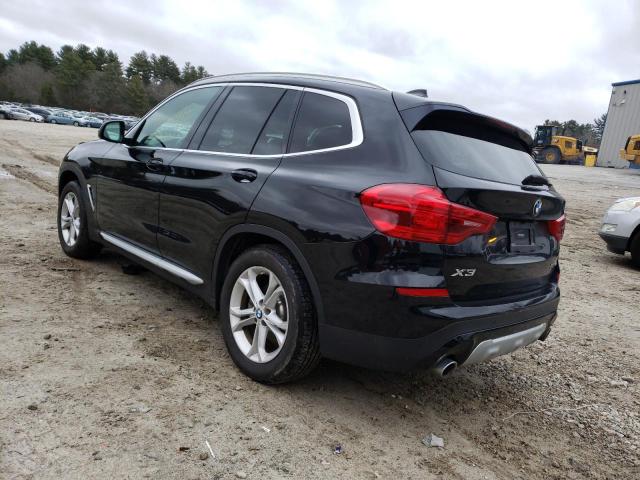 5UXTR9C51KLD93900 - 2019 BMW X3 XDRIVE30I BLACK photo 2