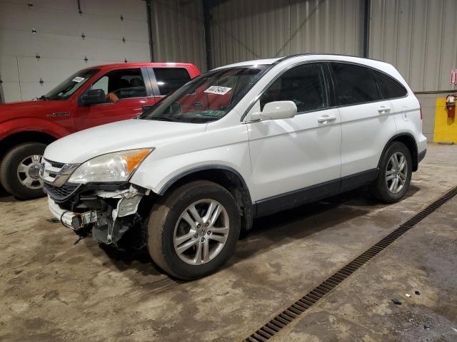 JHLRE4H74AC014097 - 2010 HONDA CR-V EXL WHITE photo 1