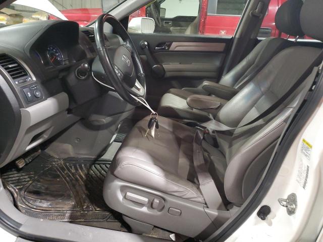 JHLRE4H74AC014097 - 2010 HONDA CR-V EXL WHITE photo 7