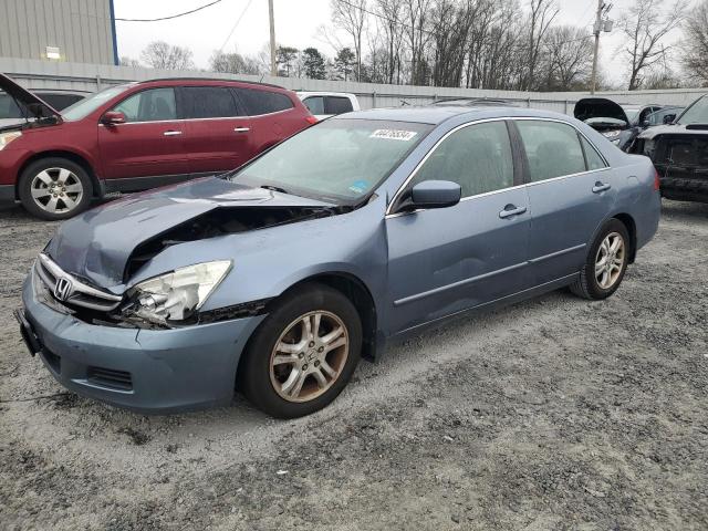 1HGCM56317A037189 - 2007 HONDA ACCORD SE BLUE photo 1