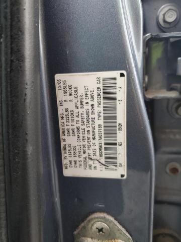 1HGCM56317A037189 - 2007 HONDA ACCORD SE BLUE photo 12