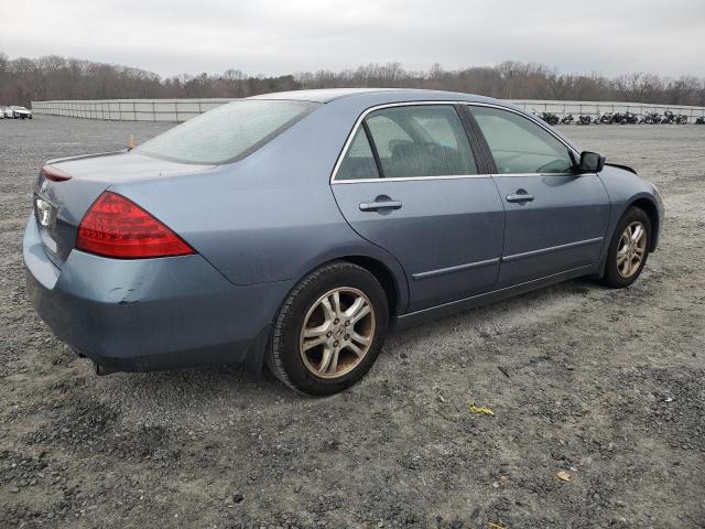 1HGCM56317A037189 - 2007 HONDA ACCORD SE BLUE photo 3