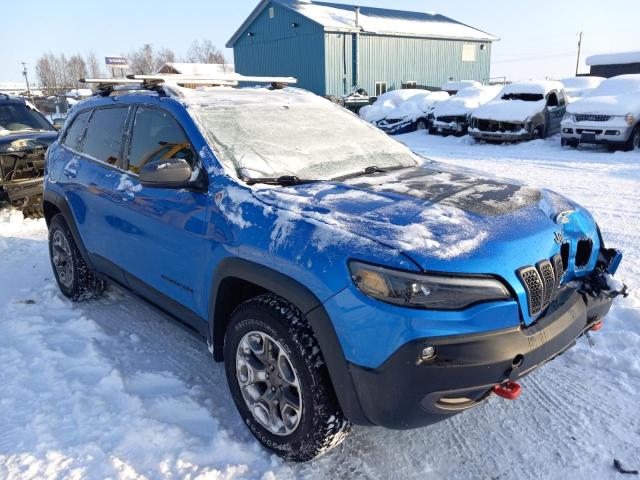 1C4PJMBX0MD142201 - 2021 JEEP CHEROKEE TRAILHAWK BLUE photo 4