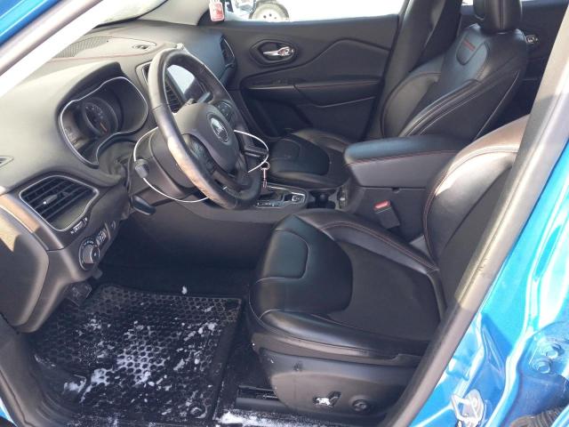 1C4PJMBX0MD142201 - 2021 JEEP CHEROKEE TRAILHAWK BLUE photo 7