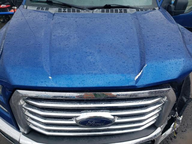 1FTFX1EF0HFA39608 - 2017 FORD F150 SUPER CAB BLUE photo 11