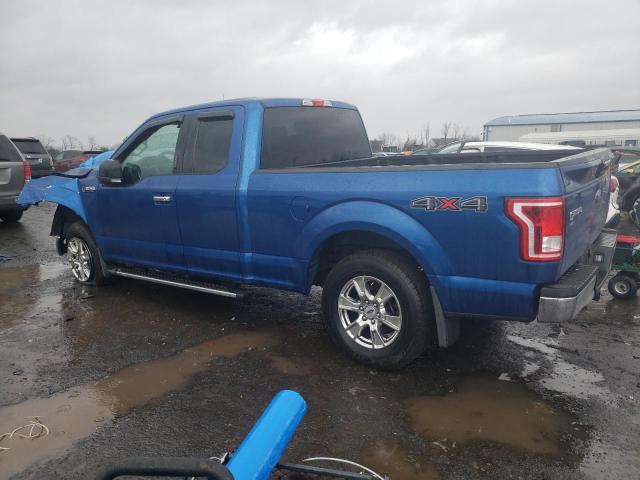 1FTFX1EF0HFA39608 - 2017 FORD F150 SUPER CAB BLUE photo 2