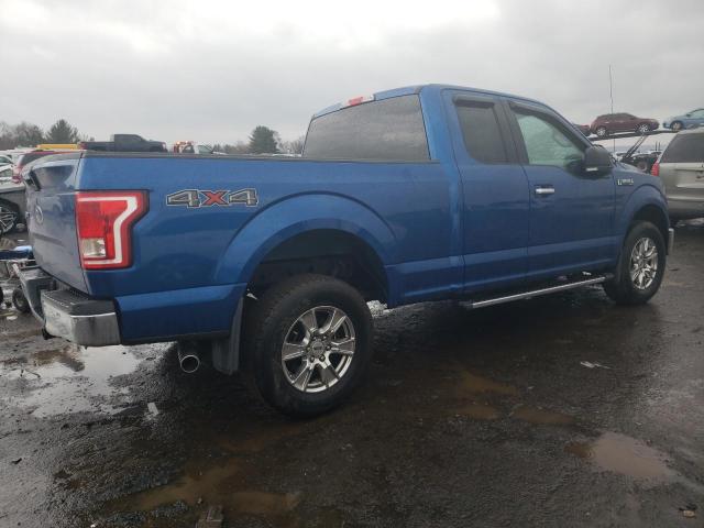 1FTFX1EF0HFA39608 - 2017 FORD F150 SUPER CAB BLUE photo 3