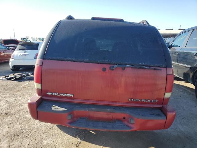 1GNCS13W52K125524 - 2002 CHEVROLET BLAZER MAROON photo 6