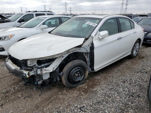 1HGCR3F81DA025928 - 2013 HONDA ACCORD EXL WHITE photo 1