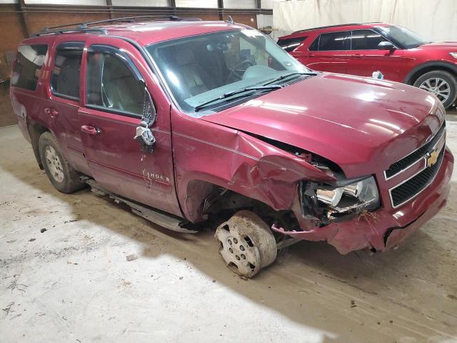 1GNFK13067J129331 - 2007 CHEVROLET TAHOE K1500 BURGUNDY photo 4