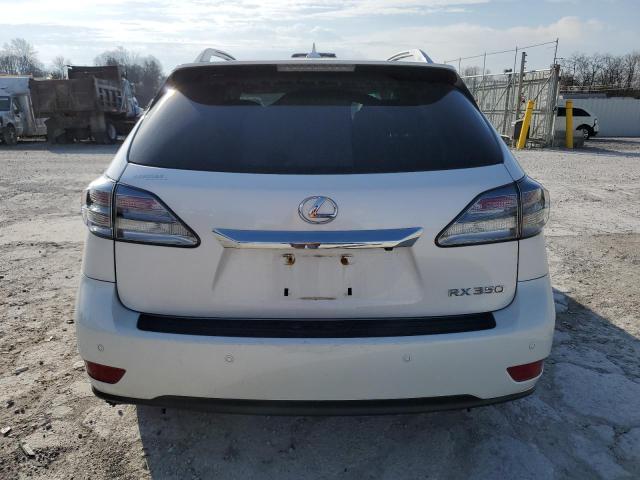 2T2BK1BA6CC148285 - 2012 LEXUS RX 350 WHITE photo 6