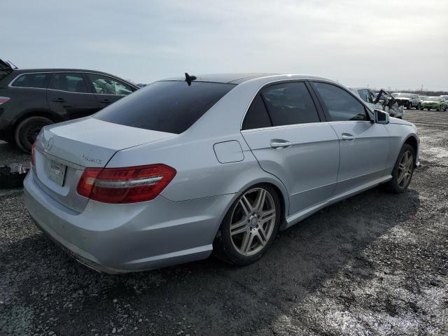 WDDHF9AB9AA236346 - 2010 MERCEDES-BENZ E 550 4MATIC SILVER photo 3