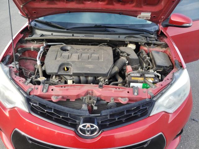 5YFBURHE6GP562745 - 2016 TOYOTA COROLLA L RED photo 11