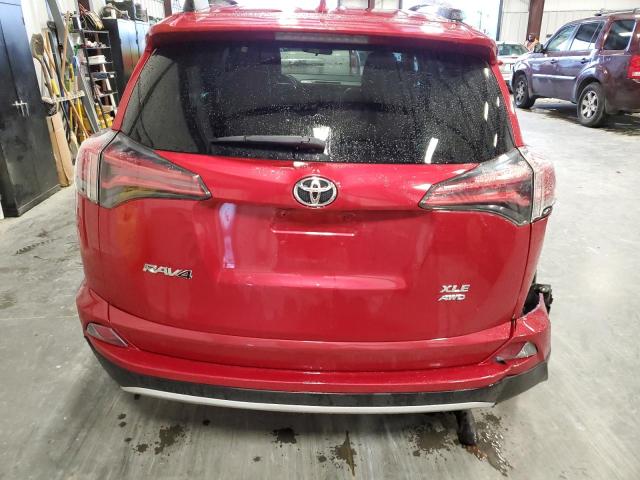 2T3RFREV3GW459849 - 2016 TOYOTA RAV4 XLE RED photo 6