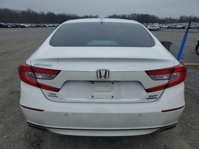 1HGCV2F91MA027144 - 2021 HONDA ACCORD TOURING WHITE photo 6