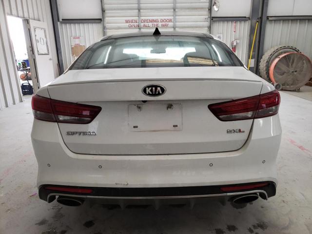 5XXGV4L29GG030711 - 2016 KIA OPTIMA SXL WHITE photo 6