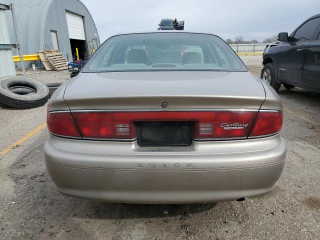 2G4WS52J221129559 - 2002 BUICK CENTURY CUSTOM TAN photo 6