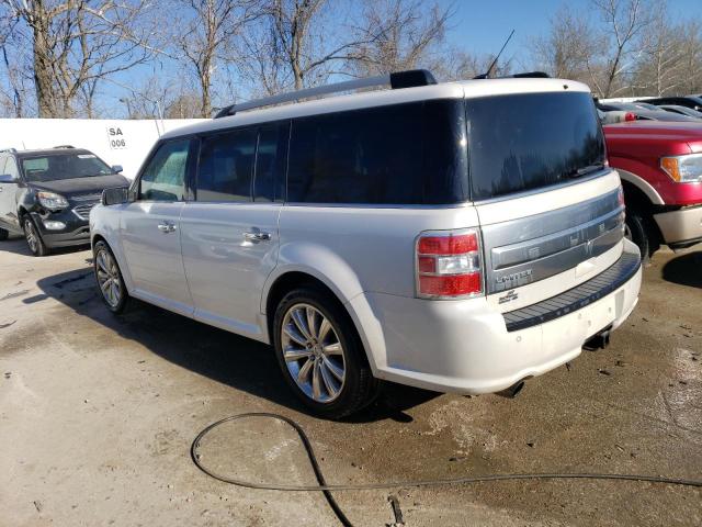 2FMHK6DT9EBD43363 - 2014 FORD FLEX LIMITED WHITE photo 2