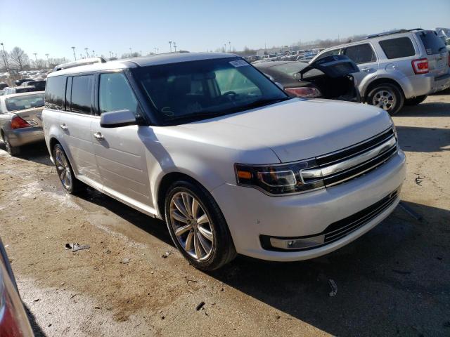 2FMHK6DT9EBD43363 - 2014 FORD FLEX LIMITED WHITE photo 4