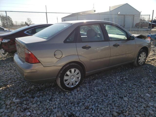 1FAFP34N05W133929 - 2005 FORD FOCUS ZX4 TAN photo 3