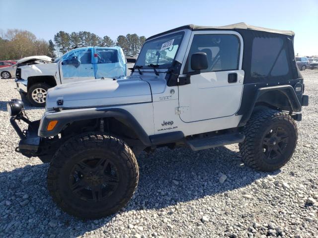 1J4FA29S46P724761 - 2006 JEEP WRANGLER / SE SILVER photo 1