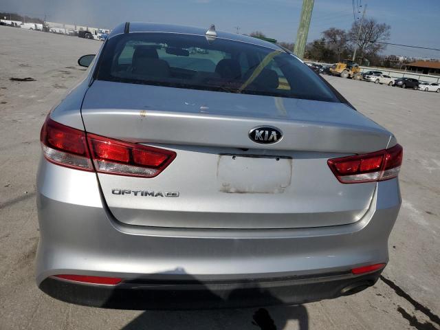 5XXGT4L31JG180303 - 2018 KIA OPTIMA LX SILVER photo 6