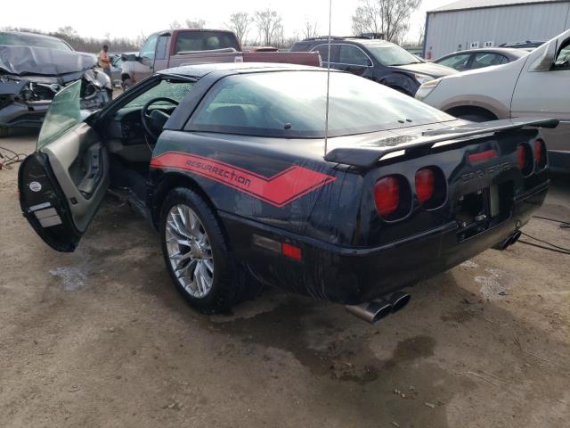 1G1YY22P6R5113607 - 1994 CHEVROLET CORVETTE BLACK photo 2