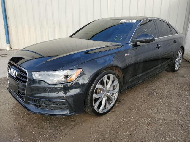 WAUHGAFC2EN118273 - 2014 AUDI A6 PRESTIGE შავი ფოტო 1