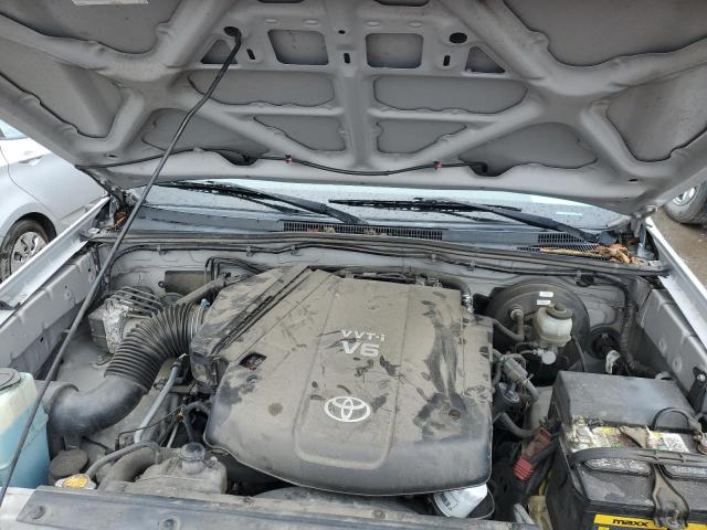 5TETU4GNXAZ703407 - 2010 TOYOTA TACOMA PRERUNNER ACCESS CAB SILVER photo 11
