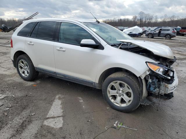 2FMDK4JC2EBA77787 - 2014 FORD EDGE SEL WHITE photo 4