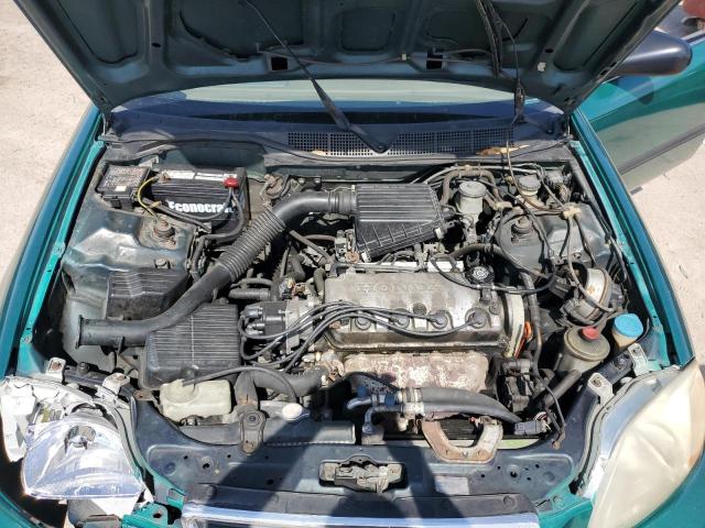 2HGEJ6577VH572652 - 1997 HONDA CIVIC LX GREEN photo 11