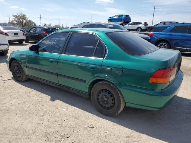 2HGEJ6577VH572652 - 1997 HONDA CIVIC LX GREEN photo 2