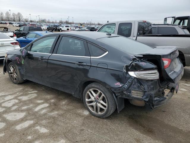 3FA6P0HRXDR306241 - 2013 FORD FUSION SE BLACK photo 2